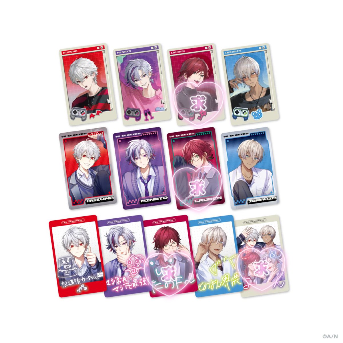 otorihiki5pen's tweet photo. 【交換】にじさんじ VSせめよん ランダムフォト風カード OS特典 アクリルマグネット

譲 ¦ 画像1枚目
求 ¦ 画像2.3枚目

✧フォトカ⇔フォトカ､特典⇔特典
✧絵柄違い◎
✧郵送のみ
✧条件良い方･特典含む方･まとめてのお取引優先
✧フォトカのみは2枚～

検索からでもお気軽にお声掛けください◎ https://t.co/iHgNKDVE1u