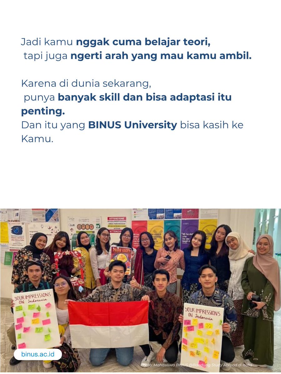 BINUS UNIVERSITY tweet media