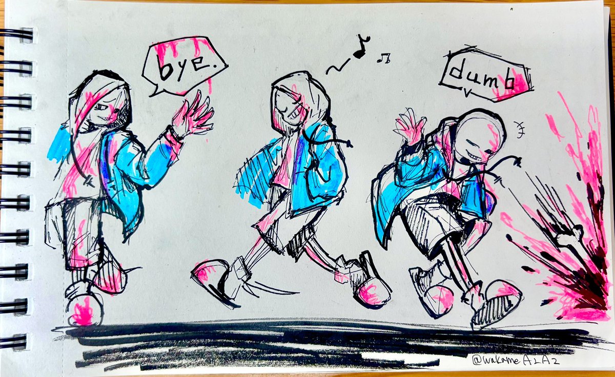 wakameA2A2's tweet image. #undertale  #sans
煽るサンズ。