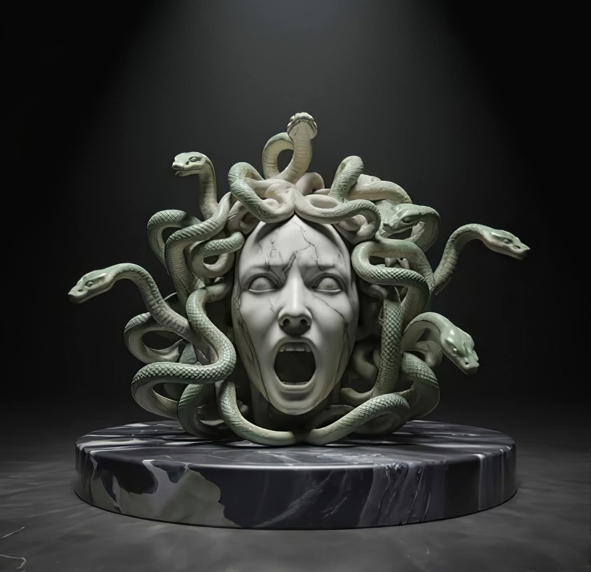 RembrandtsRoom's tweet photo. Head of Medusa 120 AD
discovered at Hadrian's Villa. #Ovid #Metamorphoses https://t.co/sBQMe2VVwN