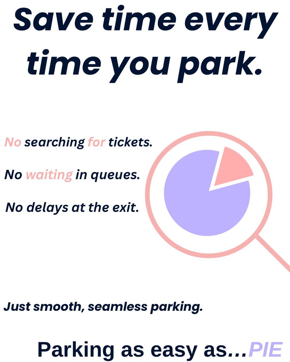 PIEParking's tweet photo. A better parking experience starts with saving time.

PIE Parking removes the friction so every visit is faster, smoother, and more efficient.

Built for convenience. Designed for flow.

#smartparking #innovation #parking #cashless #techstartup https://t.co/ubnUb8E0hT