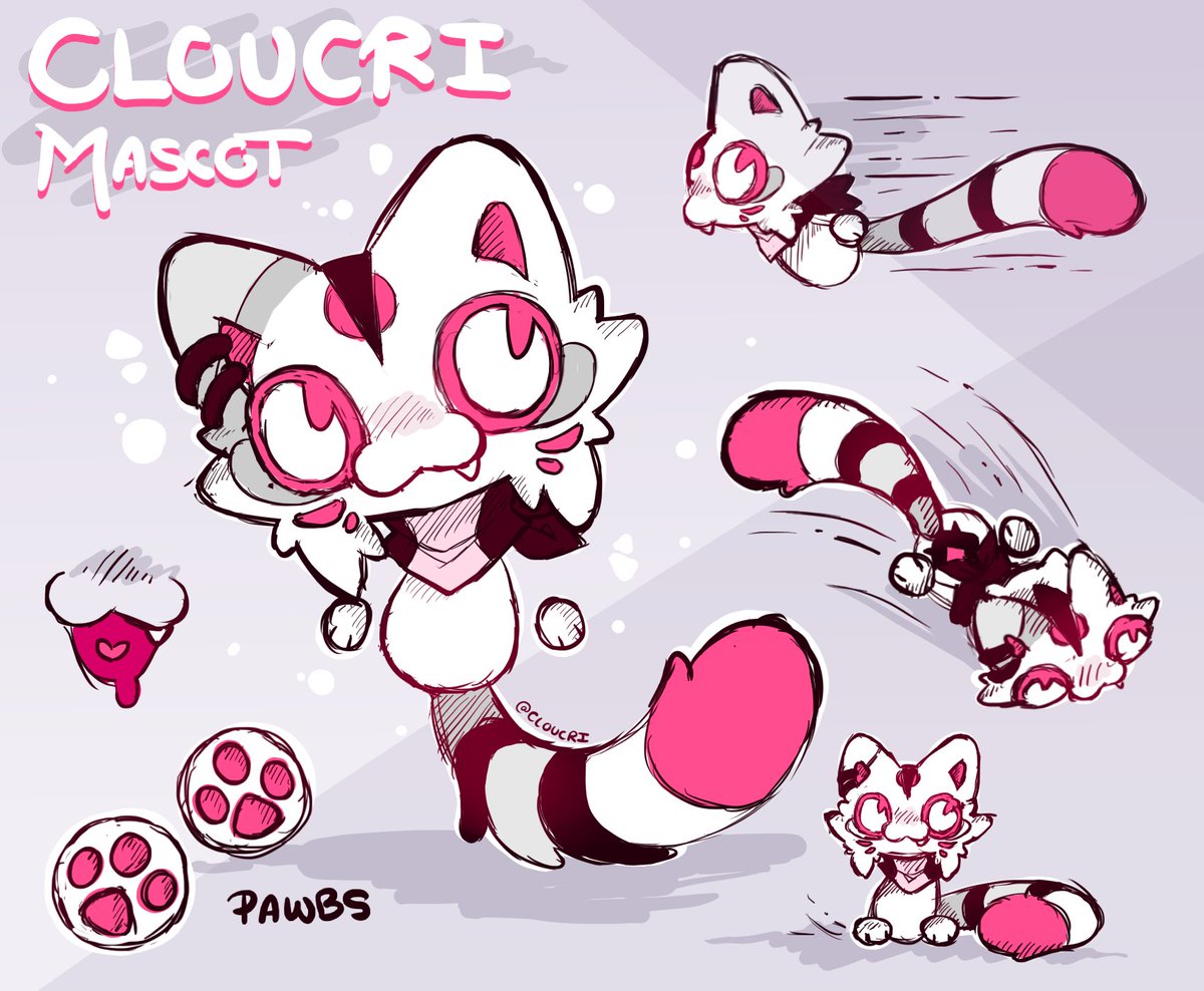 cloucri's tweet photo. I HAVE RETURNED FROM THE DEPTHS
with this silly mascot

I wanted to simplify my oc for a little mascot design so I'm not drawing her human/anthro form all the time
Takes much less time and feels more fun (ﾉ◕ヮ◕)ﾉ*:･ﾟ✧ https://t.co/CTQtB8O9Wm