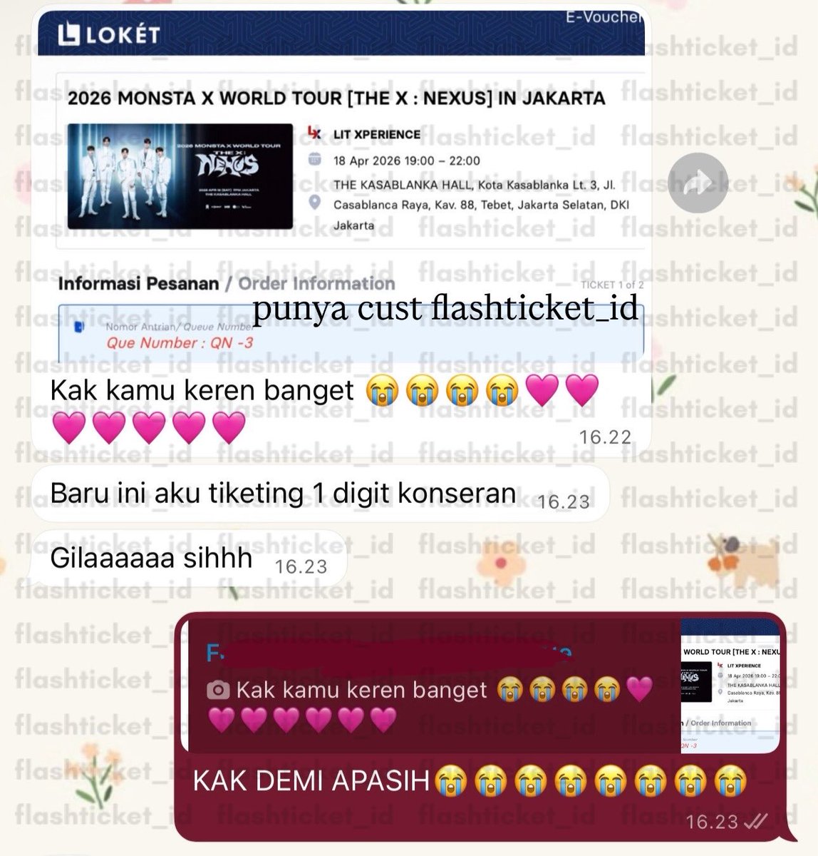 JASTIP WAR TIKET PHUWIN, A7X, BTS, EXO, LYKN tweet media