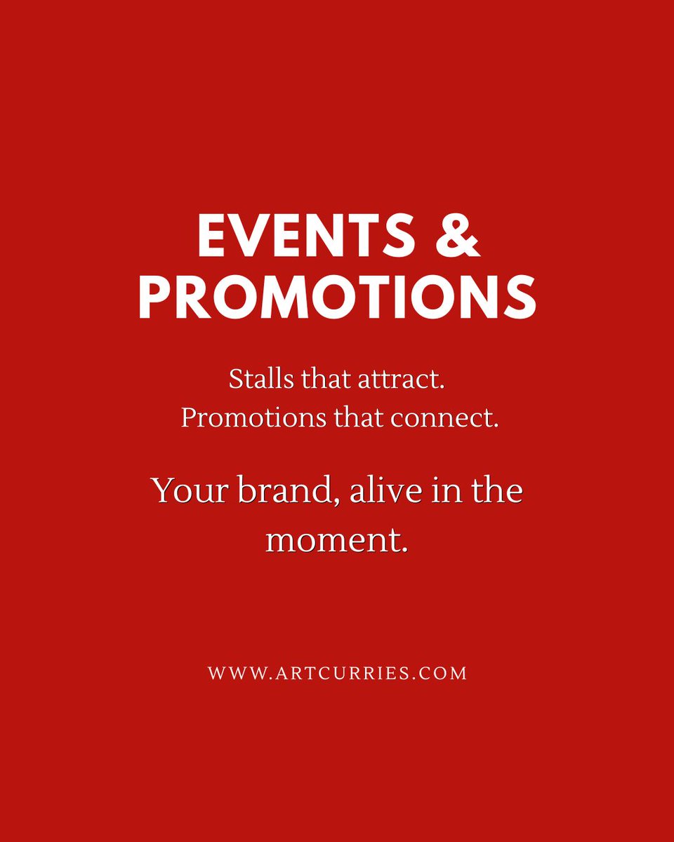 artcurries's tweet photo. We design the spotlight at ARTCURRIES. Your story deserves a stage.

🌟 We design the spotlight

#BrandIdentity #DesignImpact #AdvertisingPower #EventPromotions #StorytellingSpotlight #artcurries https://t.co/9NZa7XyGjl
