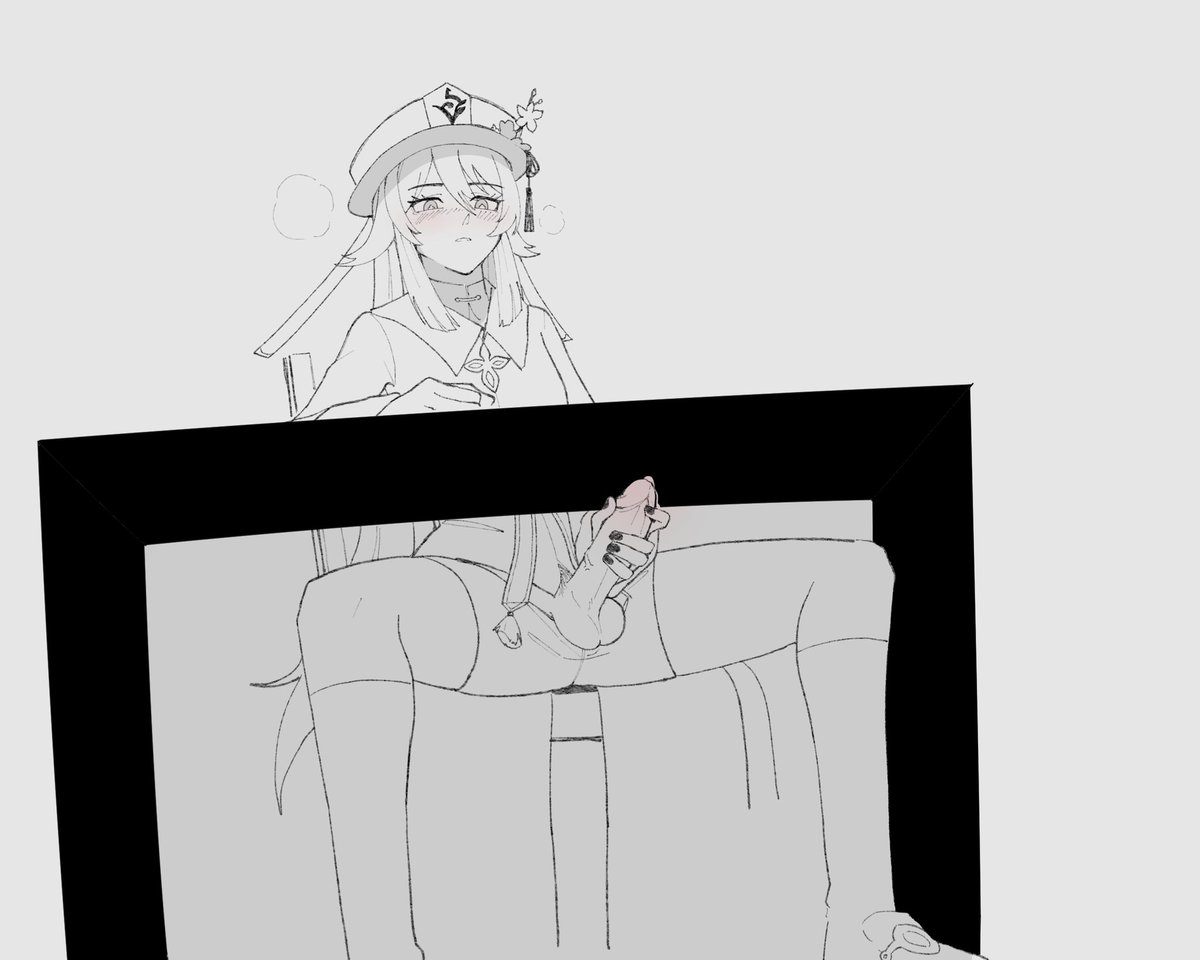 AbyssDownLow's tweet photo. Needed to destress a bit due to work so here's Hu Tao fapping it. https://t.co/65FAjuVLSJ