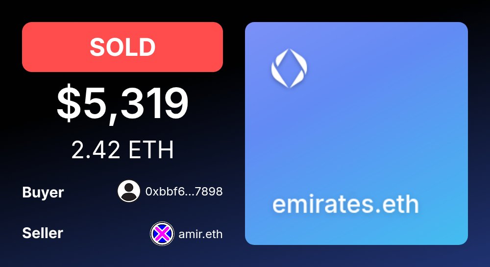 🚨 ENSMarketBot.eth tweet media