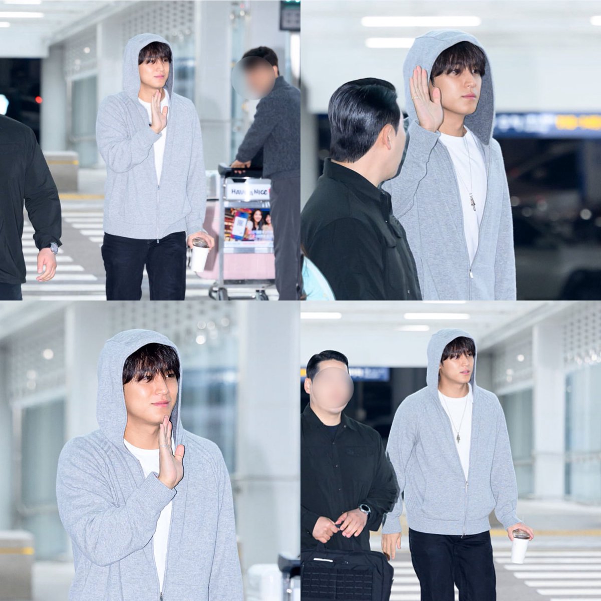 PAPUNTA NA SYA! SEVENTEEN’s MINGYU at the Incheon Airport on his way to the Philippines for the #SNICKERSwithMINGYU event tomorrow at the Araneta Coliseum!