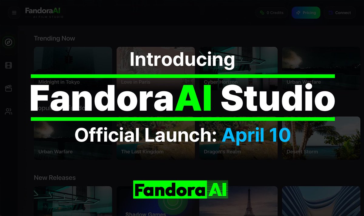 fandomcreator_'s tweet photo. 🚀 We are LIVE! Official Launch of FandoraAI Studio 🚀

Evolving beyond a fan engagement platform into a fully integrated AI content production ecosystem, FandoraAI Studio is officially open today!

🎬 What can you experience?

AI-powered story-based video generation: Turn your ideas into cinematic content instantly.

Built for scale: Expand effortlessly from short-form content to full OTT short dramas.

All-in-one creative pipeline: A seamless workflow from [Storytelling ➡️ Production ➡️ Distribution].

⚡️ More than just a tool — it's a Content Engine
Creators can now freely produce high-quality narrative videos while drastically reducing time, costs, and production barriers.

🌐 Web3-Native by Design

Crypto payments fully supported.

Provides real utility to expand the $CRTR token ecosystem.

Bridges creators, fans, and ownership into one unified platform.

Interactive, AI-powered, and tokenized storytelling is here. Experience the next major leap in Fan-Fi today!

FandoraAI Studio
👉 https://t.co/LrlI2qT86I

X Article 
👉 https://t.co/A7pSpNcXm1

#FandoraAI #FandoraAIStudio