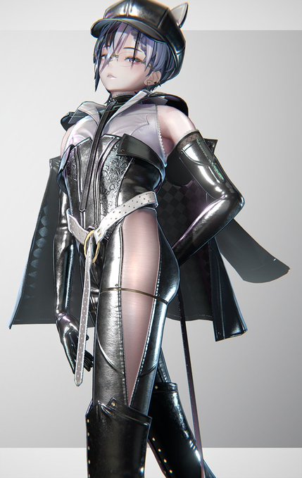 [ WIP ] 新作アバター「ツベロス」進捗 横から見るとまあまあヤバいと評判の衣装 #VRChat #Tubeross3D