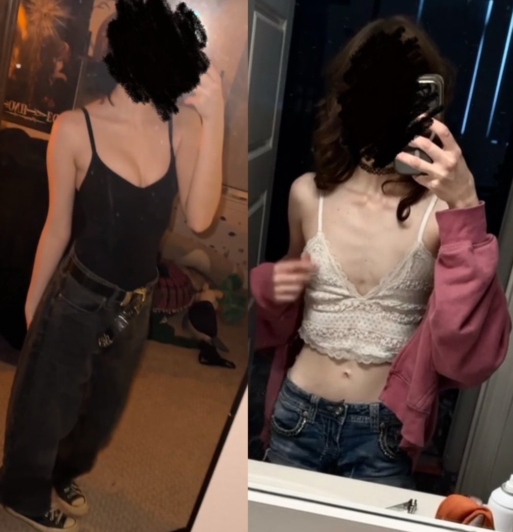 shrinking2477's tweet image. Like they all met me when I looked like the 1st pics and now I look like the 2nd is it safe to say they have noticed they just don't care?