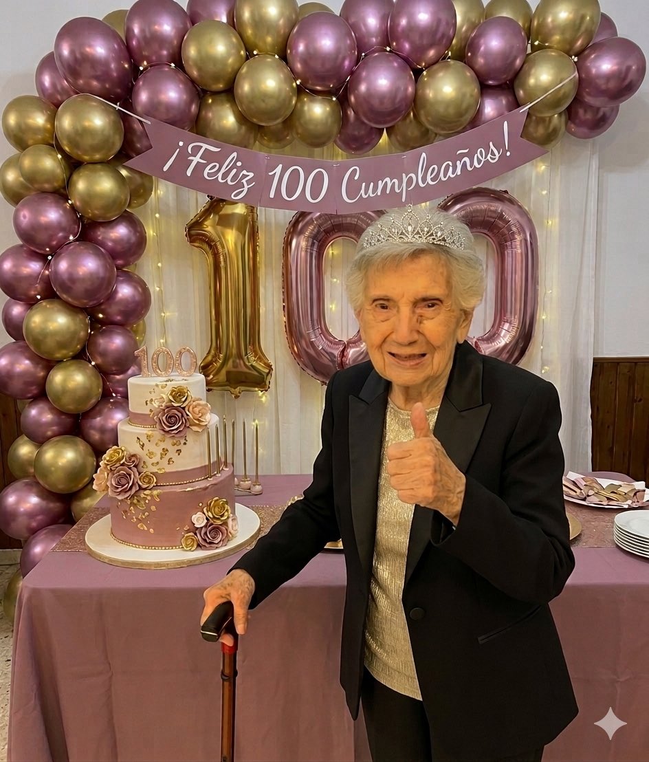 marianapilarg's tweet photo. @meganoticiascl por favor un saludo a una súper fanática de Mega 
Hoy mi madre adorada cumple 100 años de vida, orgullosa mujer Iquiqueña, su nombre IDALIA ROSALES, y le envío un saludo gigante, te amo mamá con mi vida!!! Solo quiero que seas feliz hasta el último suspiro 🤗🥳🎉 https://t.co/eb7GKXLz35