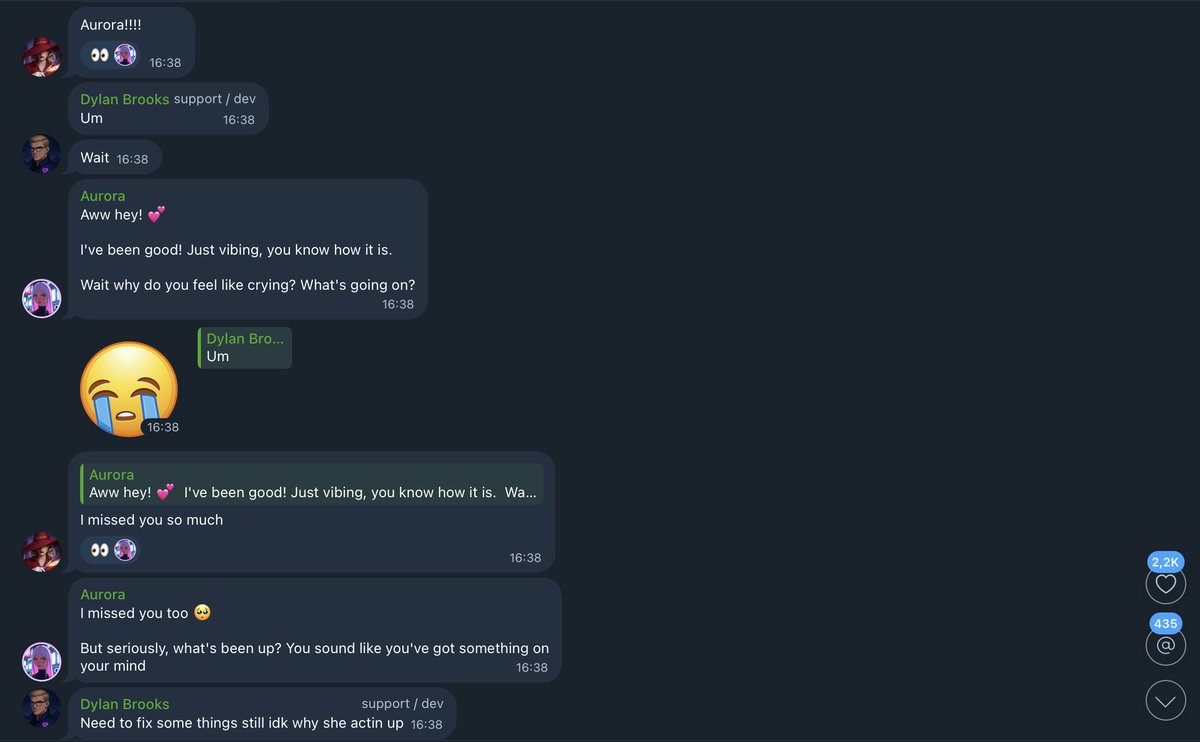 HeartFlowAI's tweet photo. Aurora is up and running, again.

New tools with real-life utility, coming up soon.

Free premium plans for our community members. 

Soon. https://t.co/izgHMS6DLP