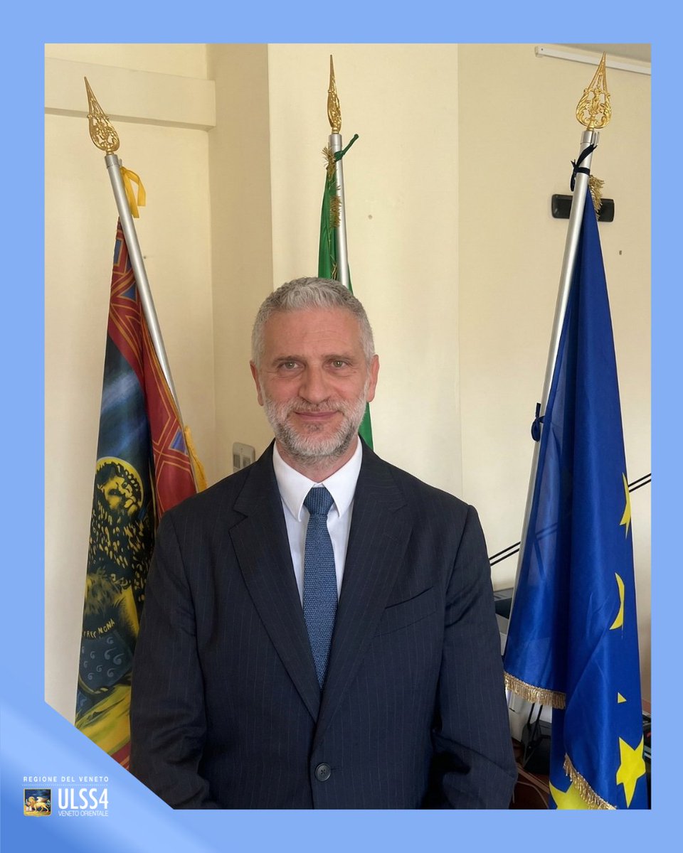 ulss10's tweet photo. 🤝 Da oggi prende servizio Eddi Frezza come nuovo Direttore dei Servizi Socio-Sanitari di #ULSS4
Si completa la Direzione Strategica dell’Azienda sanitaria con la nomina del DSS, professionista con una consolidata esperienza nel settore socio-sanitario pubblico. https://t.co/qcp9ESrNMN