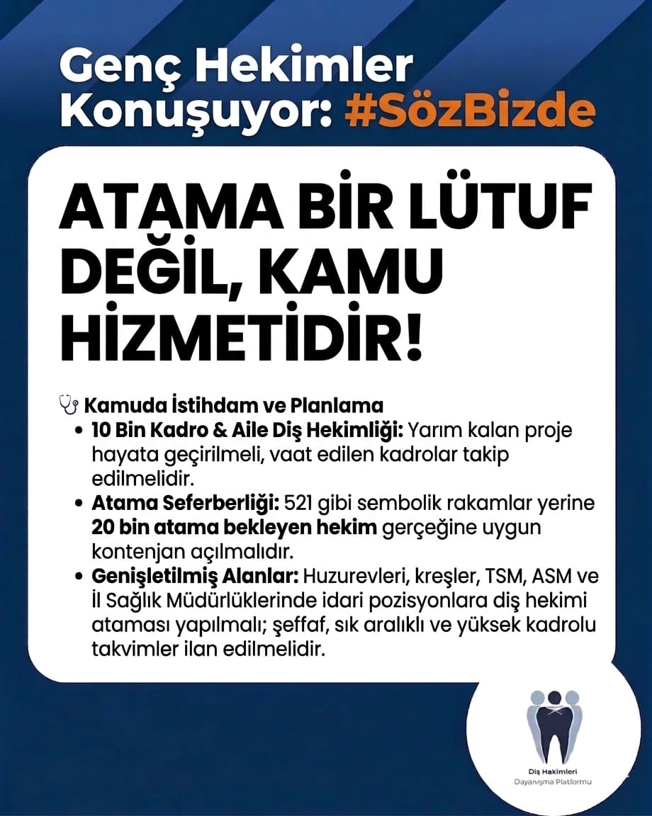 Diş Hekimleri Dayanışma Platformu tweet media