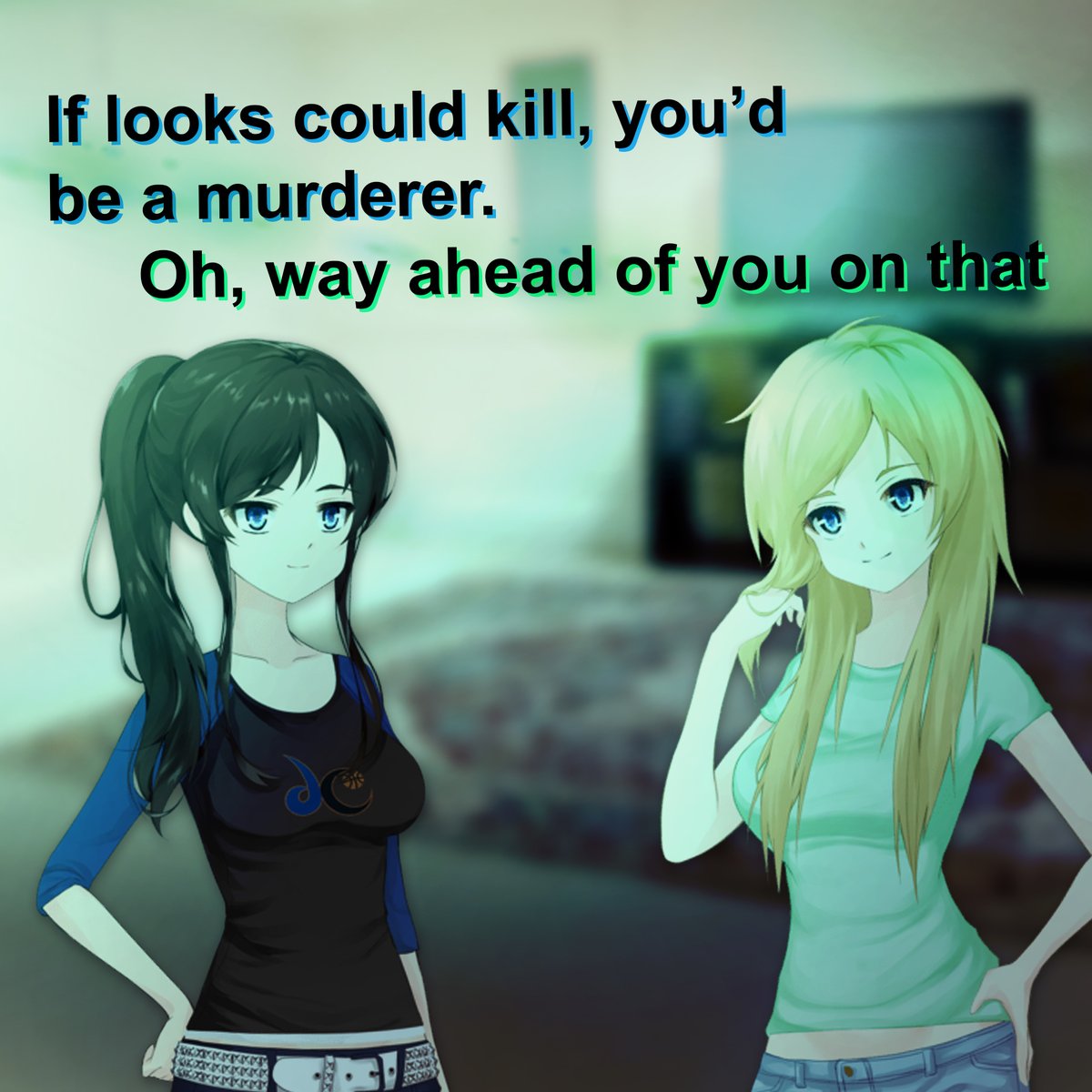 WeJ3b's tweet image. D'aww, Nicole is such a flirt.

#Emicole