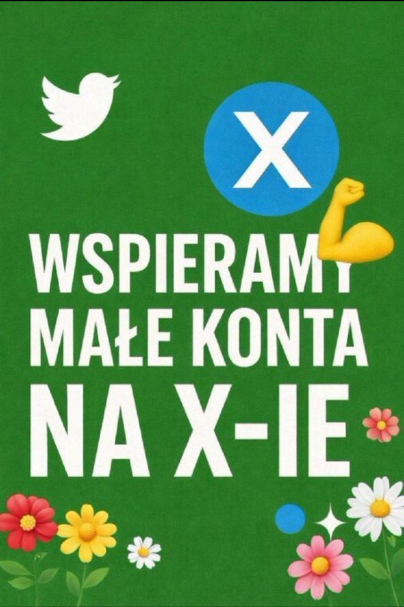 Pamiętacie, o co chodzi w akcji wspierania małych kont? Ma ona celu zjednoczenie nas przed wyborami w 2027 roku oraz zwiększenie widoczności mniejszych profili. Posty z małych kont muszą docierać dalej, bo jak wiemy czasami małe konta piszą dużo celniej niż duże 😉 Wsparcie to