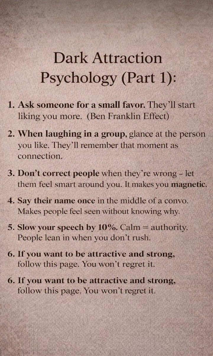 Dark Attraction Psychology 🔥Part 1 

 Must read.