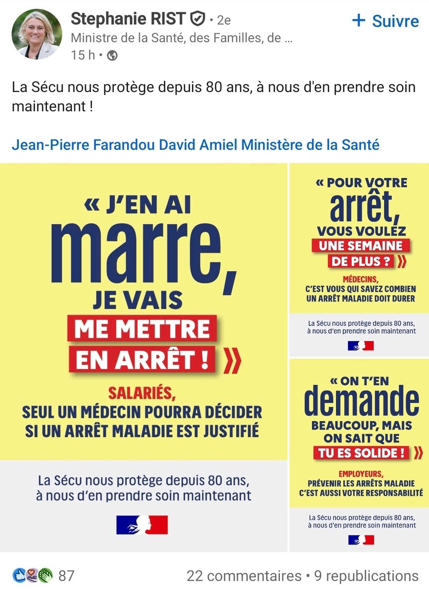 DokPepper's tweet photo. Un mépris de plus de la part de notre ministre de la santé @stephanie_rist. https://t.co/wZG1osXO4s