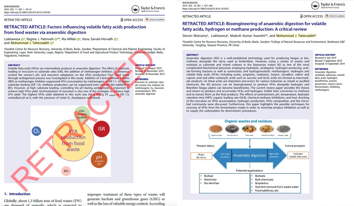 Spottingthespot's tweet image. Mohammad Taherzadeh is now acting as if he left Boras University because he wanted to, to fully focus on his company, Millow. However, he was 'forced' out the door because of his #fraud. He is a #papermill author &amp;amp; corrupt editor! He already has 8 retractions &amp;amp; many more to come