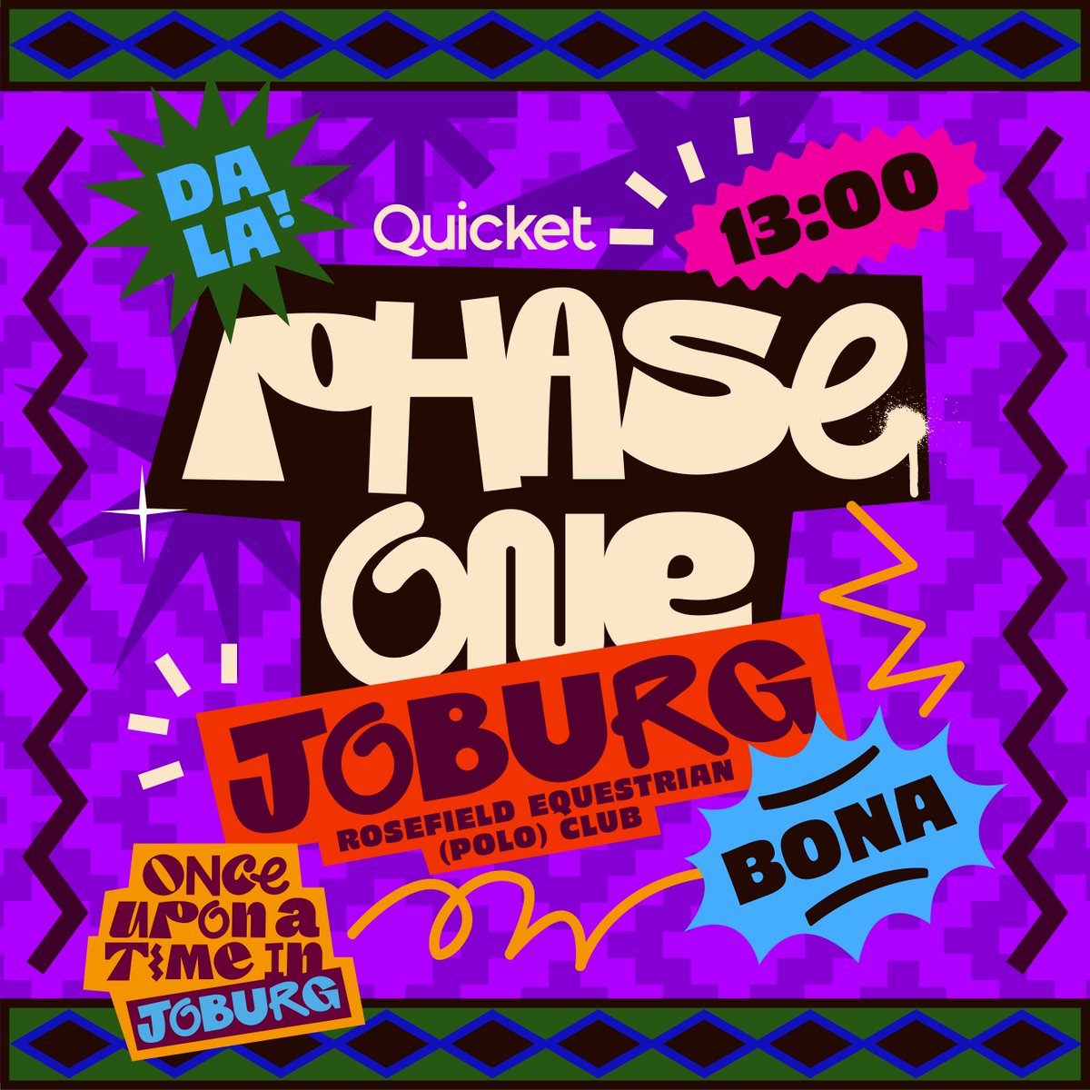OnceUponJoburg's tweet image. Ticket info 🚨🚨

A new chapter begins. Our venue is locked in, 

Phase 1 tickets will be available for sale today, 10 April 2026, at 13:00.

“Don’t you worry ’bout it”. The story we’re about to write together is unforgettable.

Ticket link: onceuponatimesa.com