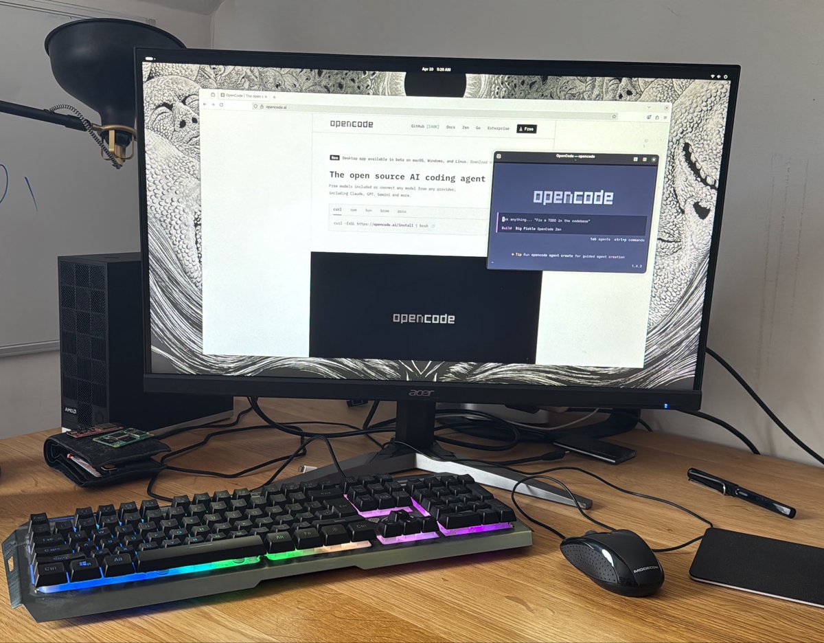 0xSero's tweet image. Nice clean look. Very easy startup with framework
