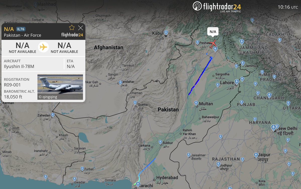 ahmedrghazi's tweet image. Bought from #Ukraine, Pakistan fleet of Ilyushin Il-78MP "Midas" has a long history of "soft power" missions, airlifting relief supplies during the 2011 Sri Lanka floods, the 2013 Balochistan earthquake, and the 2023 Sudan evacuation. 

#J10C #JF17 #MirageV #MirageIII