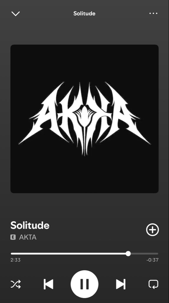SOLITUDE IS OUT NOW ON ALL DIGITAL PLATFORM.