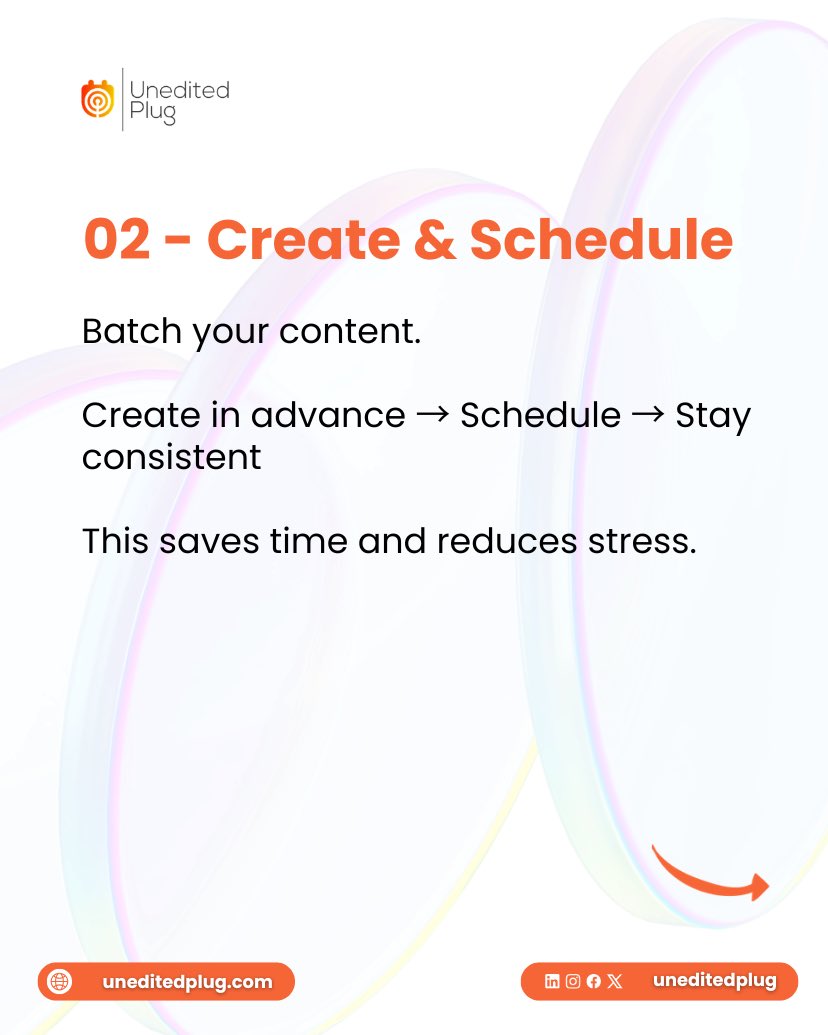 UneditedPlug's tweet photo. 1/2

If your marketing feels scattered, this is why.

No plan.
No system.
No review.

You don’t need to do more, you need to do it better consistently. https://t.co/0G0oL2bNxP