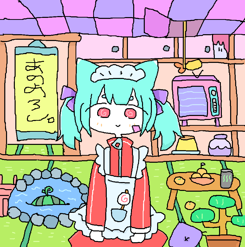 「おきらくごくらくな絵を描いてます #凍結祭りでフォロワー減ったから自己紹介して逆」|護魔ムガクのイラスト