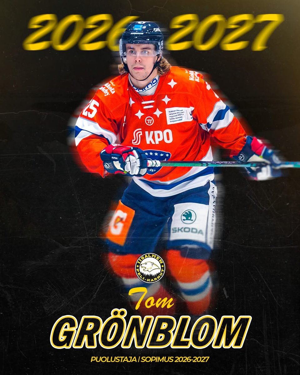 IPKedustus's tweet photo. 𝙄𝙋𝙆:𝙣 𝙥𝙪𝙤𝙡𝙪𝙨𝙩𝙪𝙨 𝙫𝙖𝙝𝙫𝙞𝙨𝙩𝙪𝙪 - Tom Grönblom ja Tuomas Nissinen Iisalmeen! 🟡⚫

IPK on tehnyt vuoden sopimukset puolustajien Tom Grönblomin, 26, ja Tuomas Nissisen, 21, kanssa. 🤝🏻

Lue uutinen 📝: https://t.co/BXN703NFMo

#MeOlemmeIPK #IPKedustus #Mestis https://t.co/BgsRYJvagu