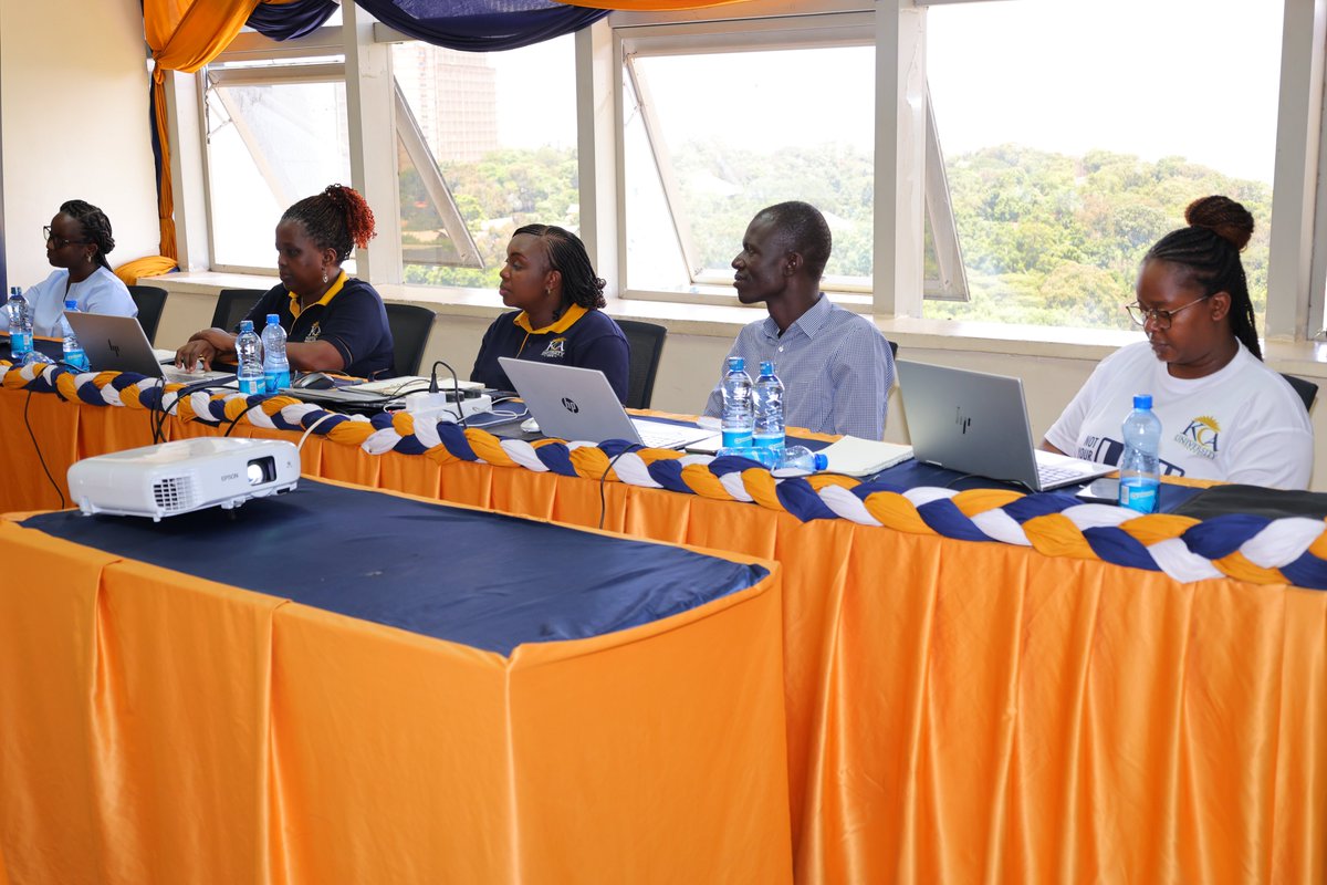 KCAUVC's tweet photo. #Strategy isn't a plan on a shelf. It's a living conversation.

Today, I'm hosting @kcauniversity Campus Directors from Nairobi CBD, Kitengela and Western Campus in #Kisumu for a quarterly strategic caucus to check alignment, celebrate wins and identify gaps.

#MadeByKcau https://t.co/QGaisquj6S