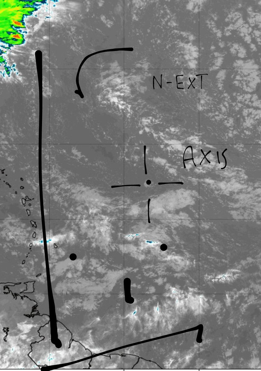 DaDaBuh's tweet image. REAL-TIME IR...OUR 1ST TRPCL ENTITY OF 2K-26...*NOTHING WILL DVLP BUT THIS FEATURE WILL ENHANCE TRPCL RAINS FOR THE ESTRN CARIBBEAN NEXT SVRL DAYS ..IF ATMOSPHERIC CONDITIONS WERE CONDUCIVE WE COULD HAVE SEEN TRPCL DVLPMNT HERE THIS FEATURE IS TRPCL WAVE *LIKE WITH A N-EXT &amp;amp; AXIS