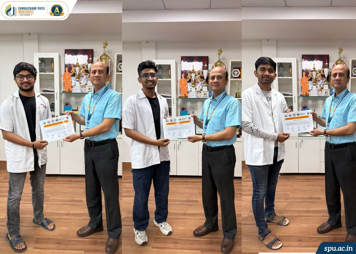 Sankalchand Patel University tweet media