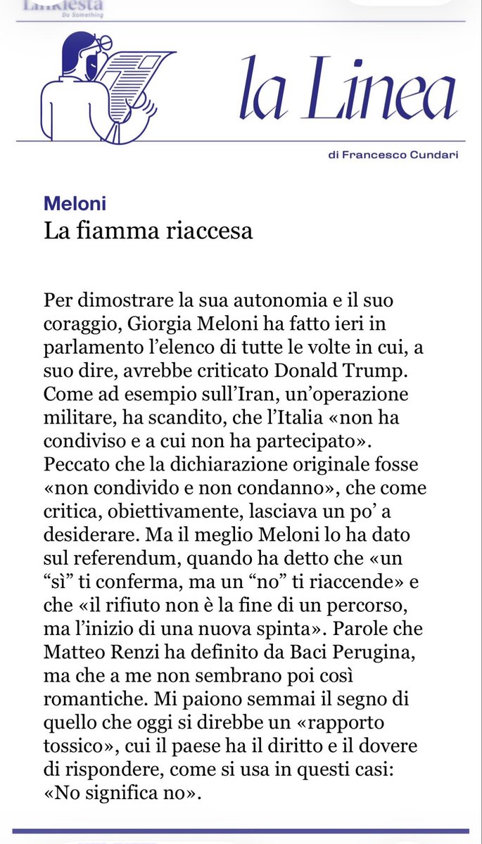 francesco cundari tweet media