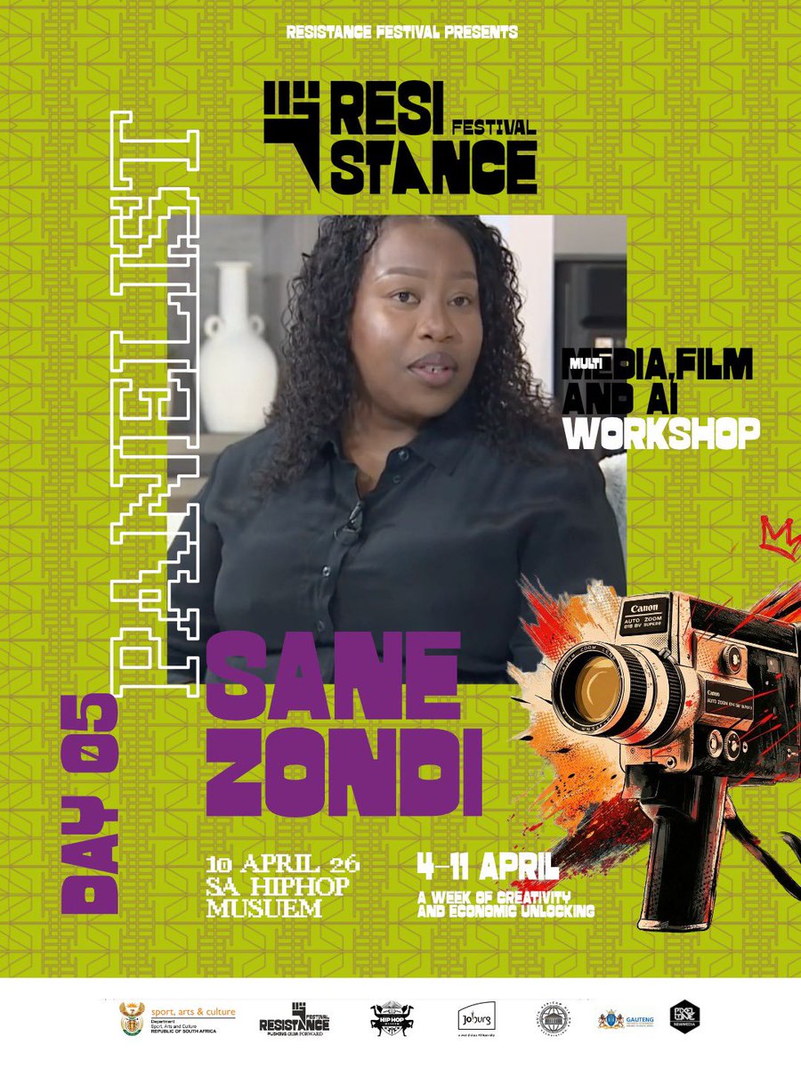 RESISTANCEFESTI's tweet photo. Join the Media, Film and AI Workshop presented by Resistance Festival for a powerful session designed for creatives who want to understand where the industry is going and how to stay ahead. https://t.co/pvpxan92Nw