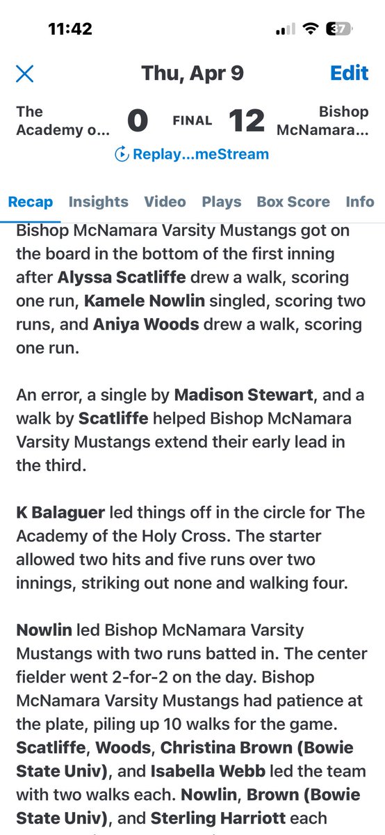 BMHSoftball tweet media