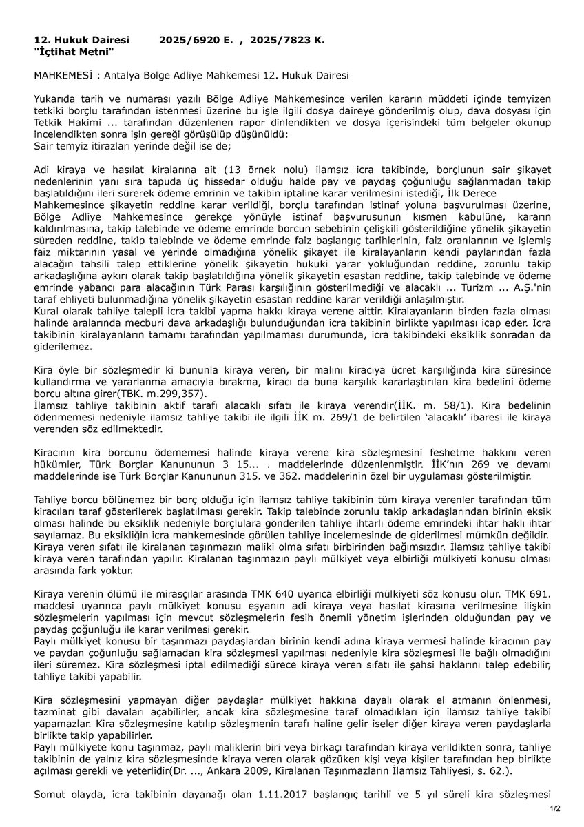 yankibuyuksezer's tweet photo. Kiraya veren sıfatı nedir elbirliği paylı mülkiyet neye denir. Gayet açıklamalı kararlar

12 HD 2025/6920 E 2025/7823 K 03.12.2025
12 HD 2025/7725 E 2025/7528 K 24.11.2025

Die Vermieter Die Vermieter über alles
Über alles in der Welt
Wenn es stets zu Schutz und Trutze https://t.co/OUzzdVH2Aq