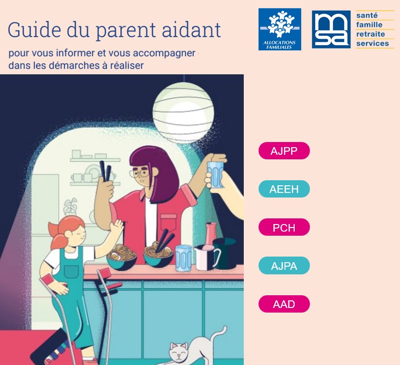 msacn1450's tweet image. 📘La MSA et la CAF publient le Guide du parent aidant. Il présente les aides existantes pour accompagner les parents d'enfants en situation de #handicap ou gravement malades. 
👉 Guide gratuit à télécharger :  cotesnormandes.msa.fr/documents/1156…

#Aidants #Handicap @caf_manche @CafCalvados