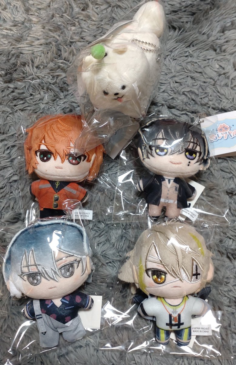 事後通販で注文してたグッズが届いた〜🙌✨
ランダム系買わなかったんだけどぬいが皆可愛過ぎて神