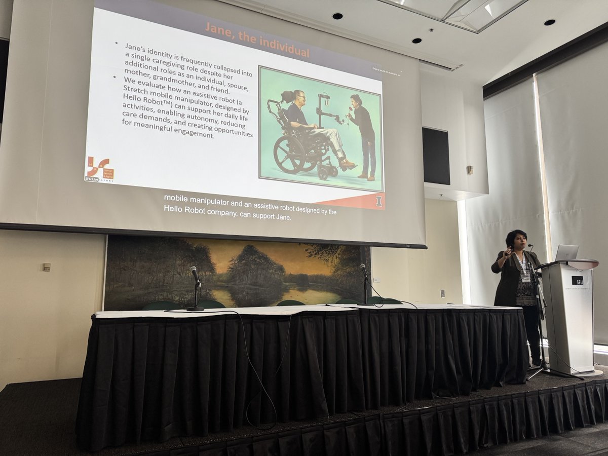 TechSAgeRERC's tweet photo. #ICYMI Pallabi Bhowmick, Elena Remillard, Laura Rice, &amp; Raksha Mudar’s talk at #ISG2026 highlighted the importance of engaging caregivers in the design of supportive technologies for older adults.
@GerontechISG @CIDIaccess @AHSIllinois https://t.co/TH62yY8ofL