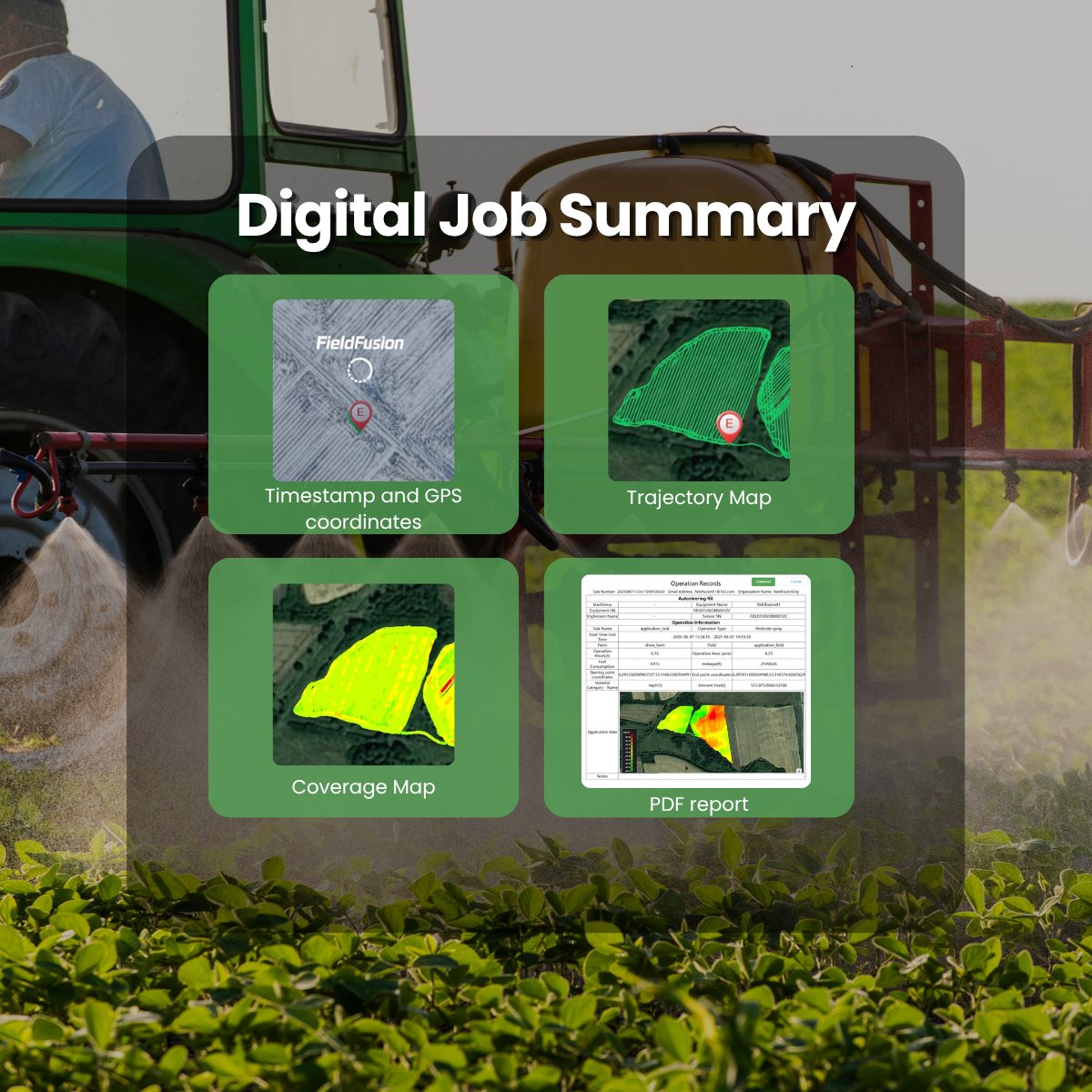 FieldFusion_Ag's tweet image. Every drop counts.
With FieldFusion connected to the spraying system, growers can turn prescription data into precise field action, reduce chemical waste, and improve operational efficiency.@FJDynamics 
#PrecisionFarming #SmartSpraying #FieldFusion