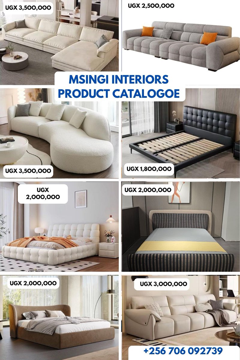msingiInteriors's tweet image. Luxury isn’t just seen—it’s felt. Elevate your space with our imported premium furniture crafted for comfort, elegance, and status. Your dream home starts with the right statement piece. #LuxuryLiving #PremiumFurniture #HomeGoals
+256706092739