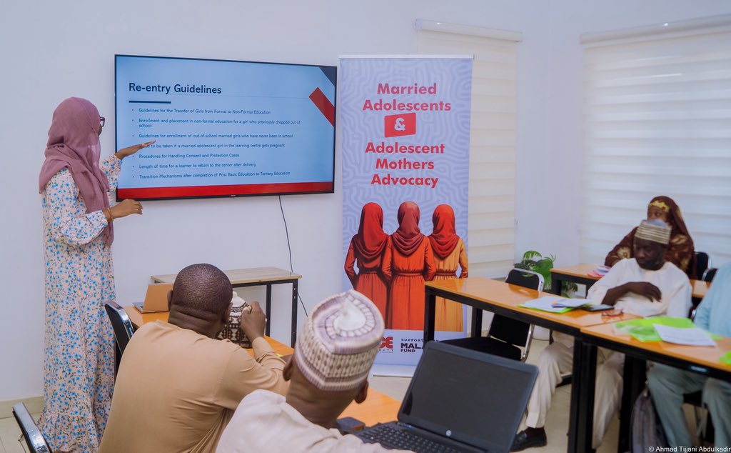 Acecharity's tweet photo. We convened government and non profit stakeholders in Kano State to develop an M&amp;E framework and costed plan for the re entry of adolescent wives and mothers into school, ensuring the guidelines are measurable, properly funded, tracked, and continuously improved

 by @MalalaFund https://t.co/rSkbBFzeAr