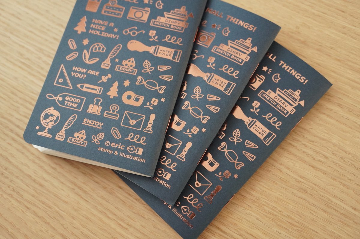 ダイアログノート®︎ページ番号入りの小さな方眼ノート tweet media