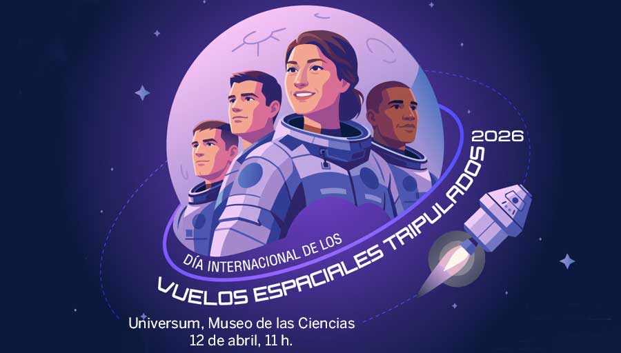 UNAM_MX's tweet photo. A propósito del Día Internacional de los Vuelos Espaciales Tripulados 👩‍🚀👨‍🚀, @UniversumMuseo presenta una conferencia especial sobre la misión #ArtemisII, además de talleres y recorridos espaciales > https://t.co/WAE3NUaHVA
#AgendaUNAM https://t.co/vTGZpcw8Ci