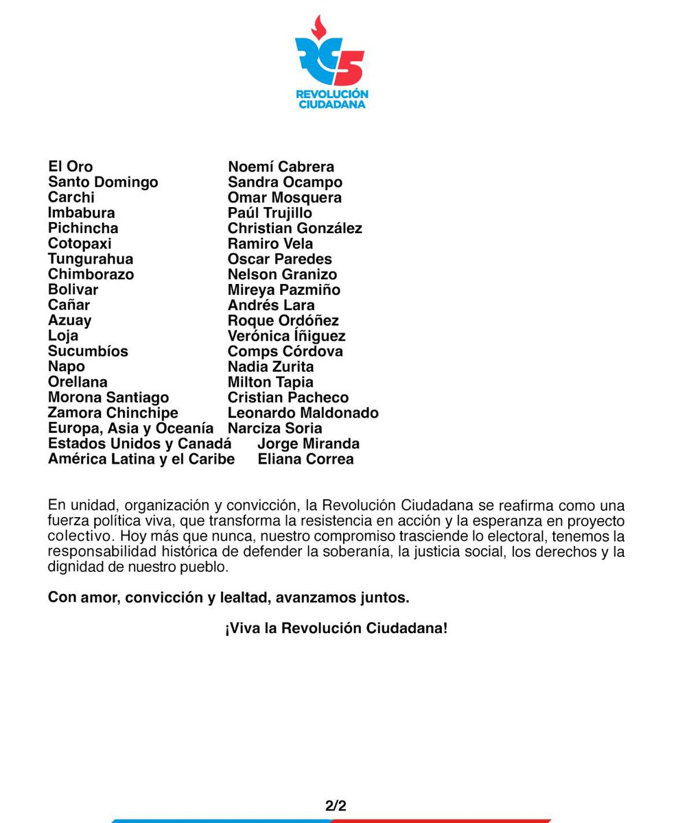 #RCseFortalece

Hoy iniciamos una nueva etapa.
Una etapa de renovación, de organización y de fortalecimiento desde cada territorio, desde nuestras bases.

Mientras avanzamos, intentan instalar relatos de crisis inexistentes, ya no confunden a nadie: el país es el que está en