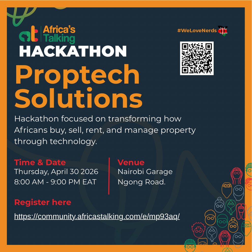 ATCommunityNBO's tweet image. This month we go again🥳 With a focus on real estate and property technology, join fellow devs to bring impactful solutions to life. 
#BuildWithAT
#WeLoveNerds 

community.africastalking.com/e/mp93aq/