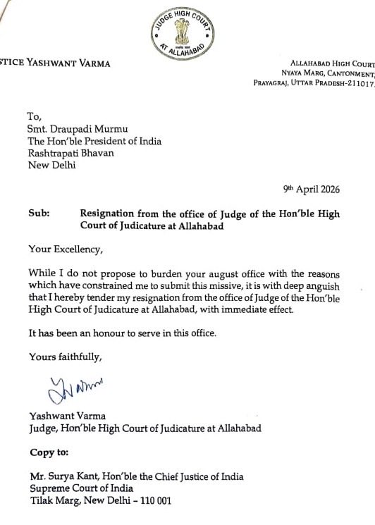 Important: While Justice Yashwant Varma has finally resigned, the Qs remains: Will we ever know whose cash it was that was found at the judge’s house in March last year? Why was no FIR filed at the time, with no police investigation? And what happens now to the report on