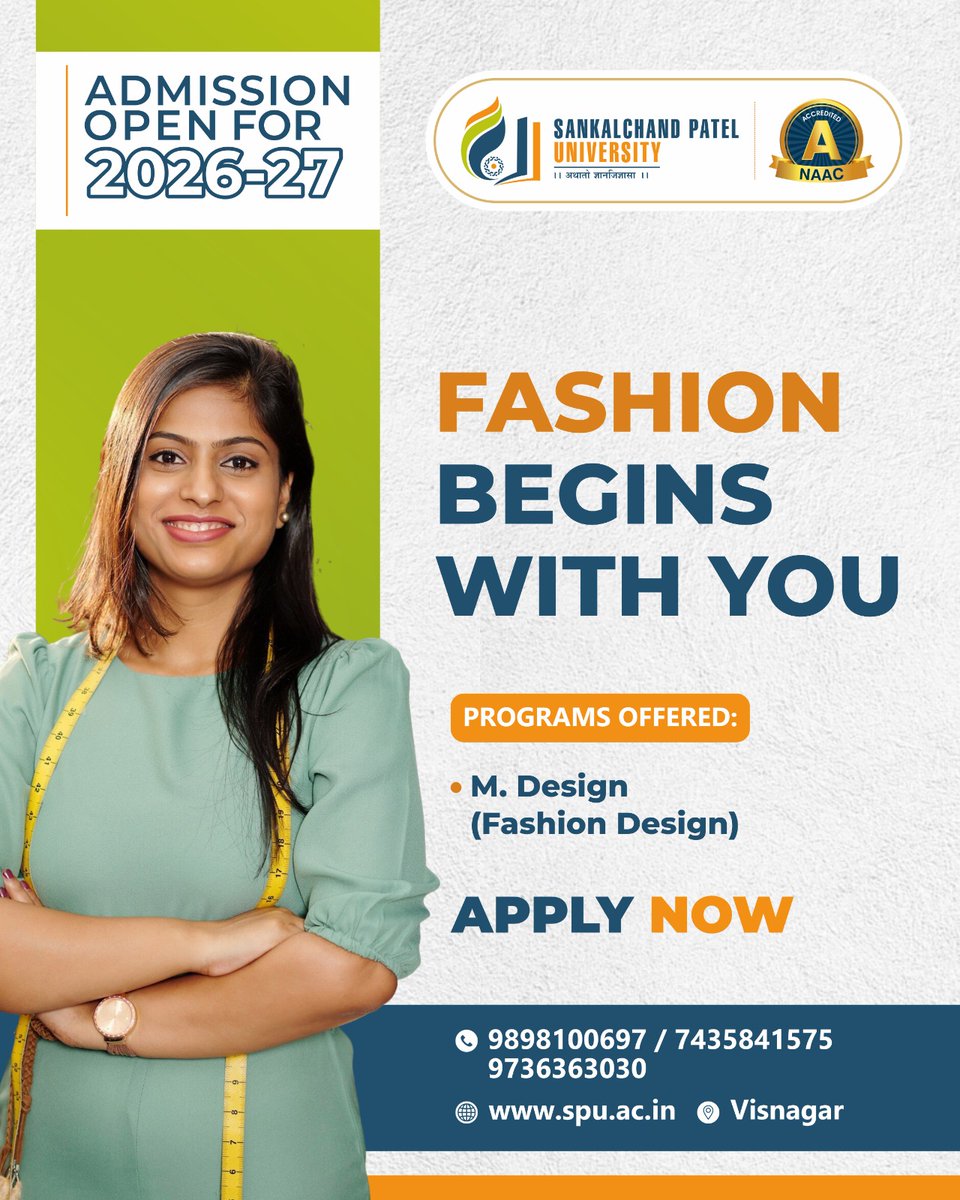 Sankalchand Patel University tweet media