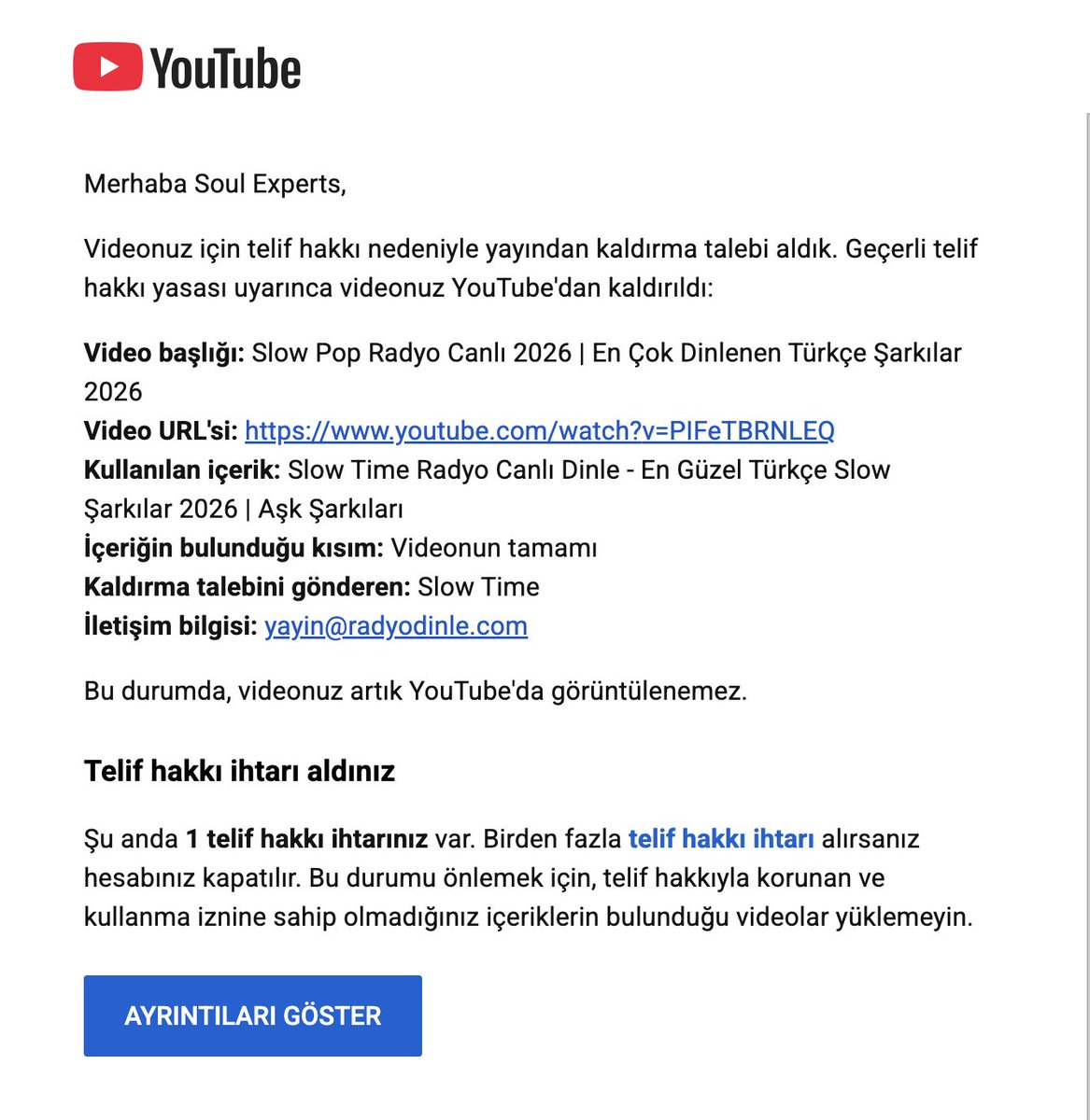 MommyExperts's tweet photo. Hey @TeamYouTube! 🚨 Our rising channel @SoulExpertsTR is under attack by fraudulent copyright strikes. We are an Official Artist Channel (OAC) with 100% original, licensed content. Stop these abusers from silence original creators! 🚑🥀 #YouTube #CopyrightAbuse #CreatorSupport" https://t.co/bdVWzms90Q